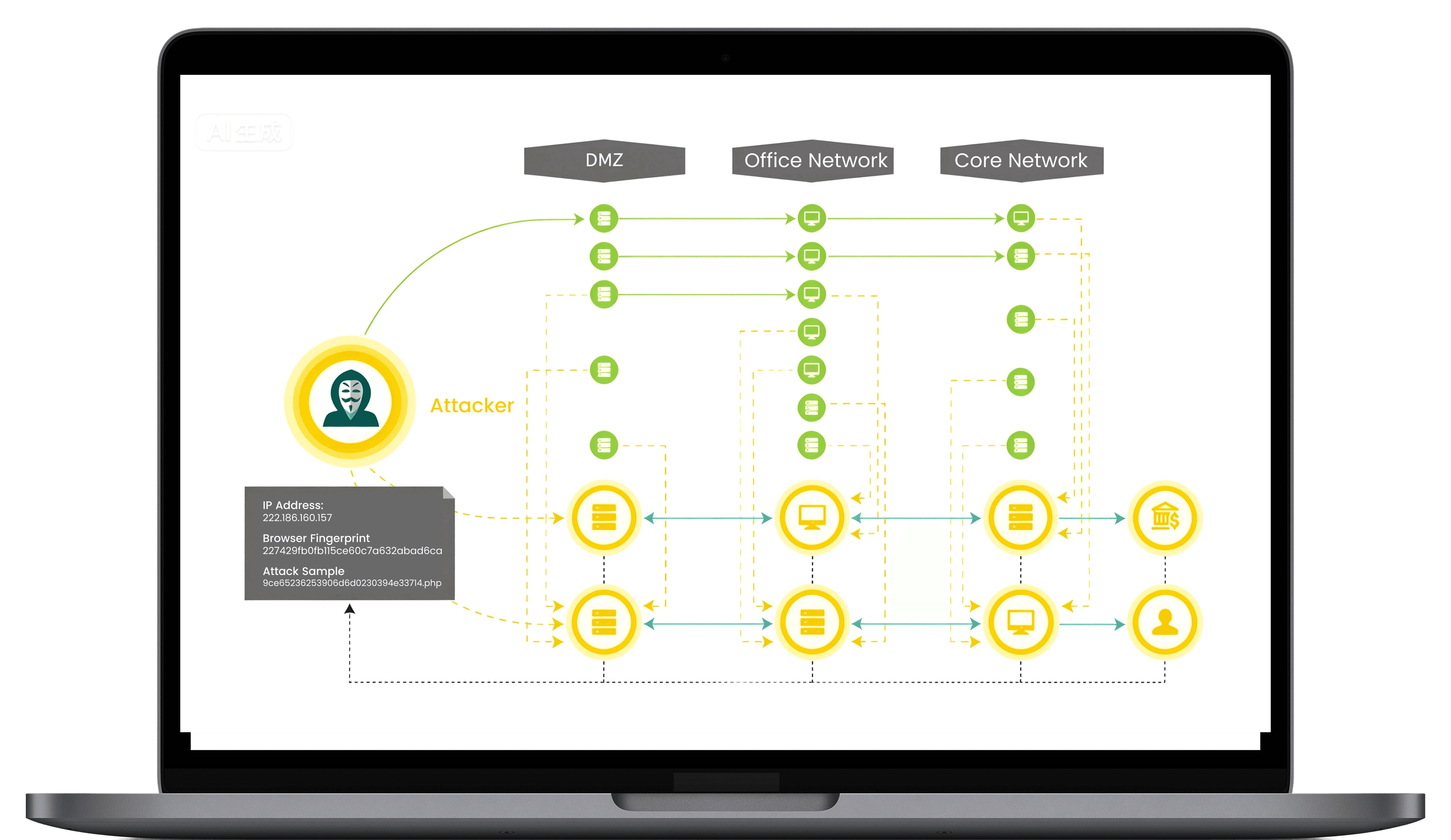 攻击流程示意图