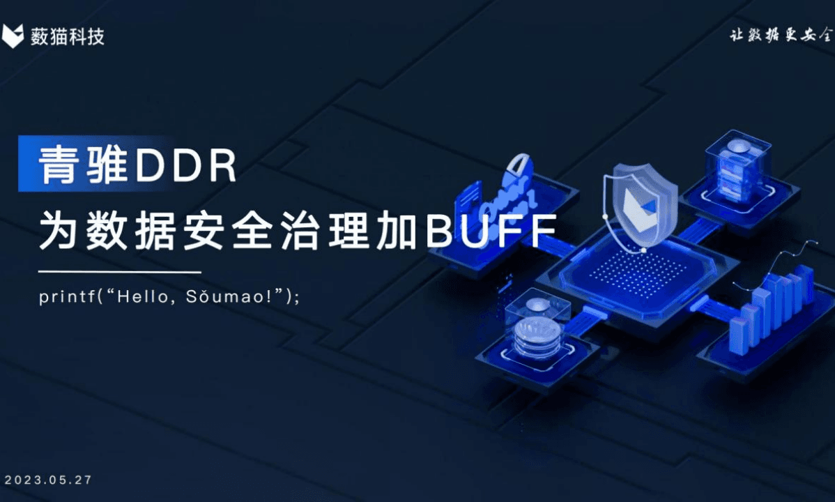 青骓 DDR：为数据安全治理加 BUFF