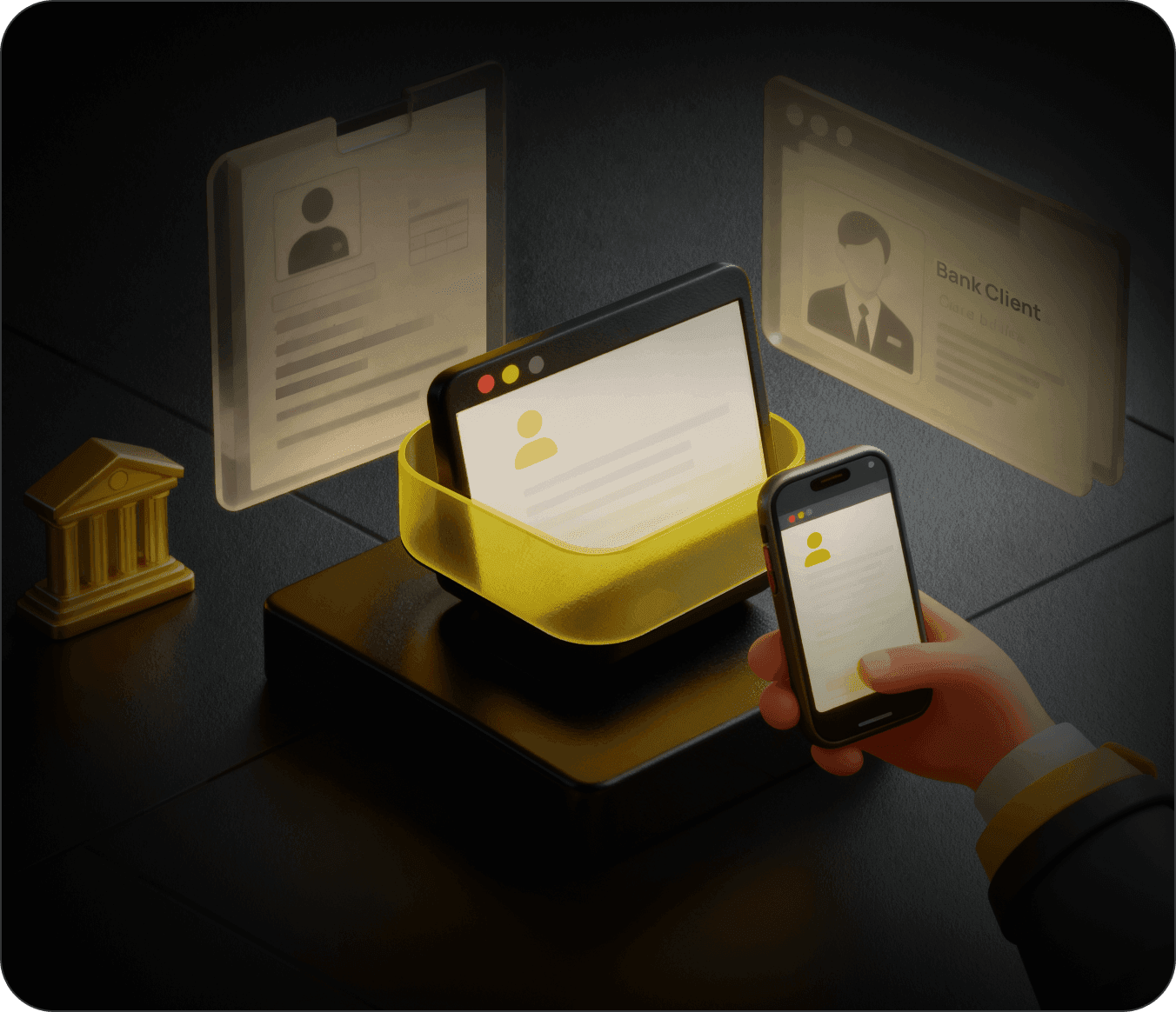 银行内部工作人员通过手机照片泄露客户数据